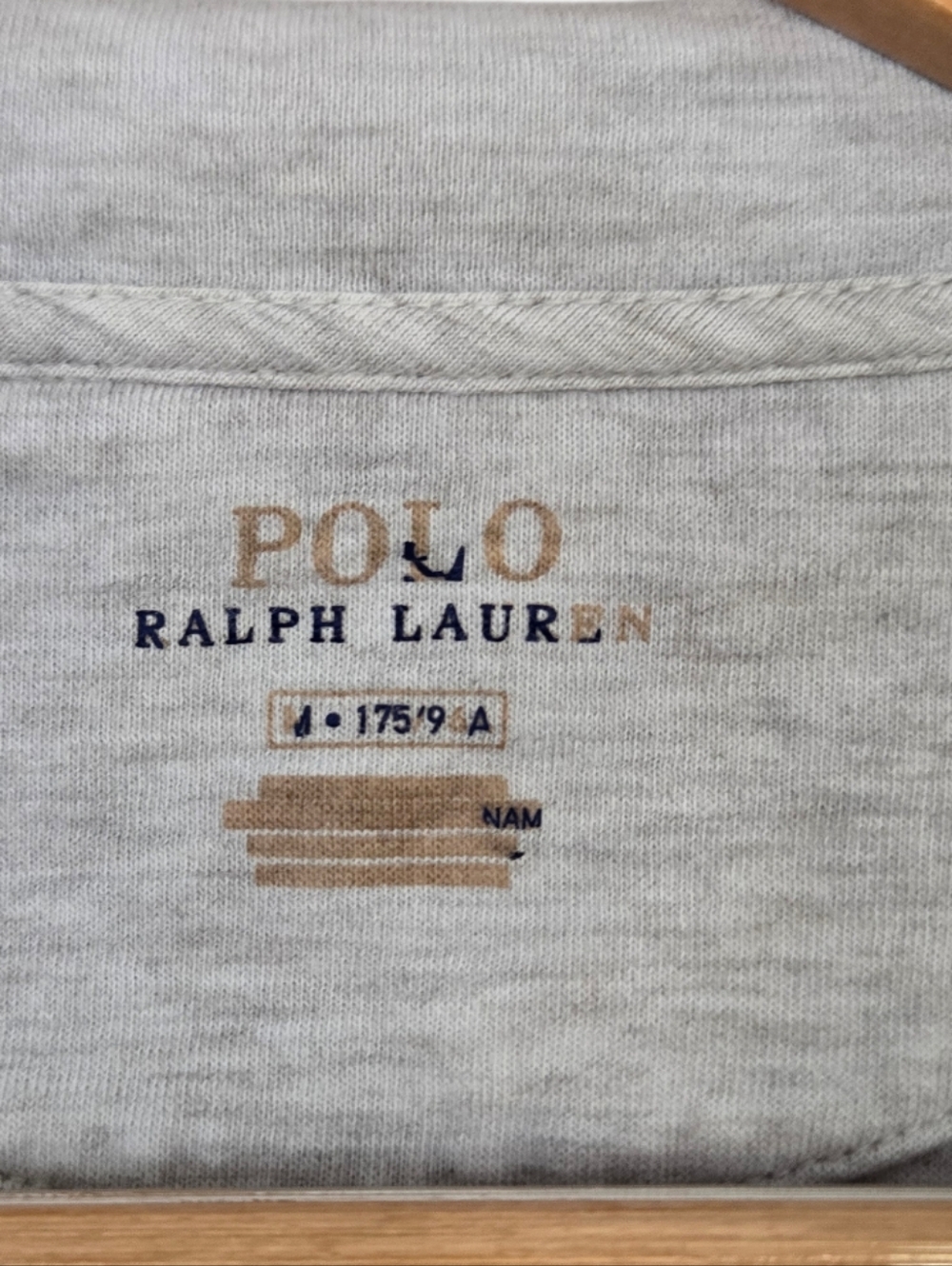 Ralph Lauren Quarter Zip Pullover | Y2K Preppy Minimalist Sweatshirt | Size Medi - Picture 3 of 4